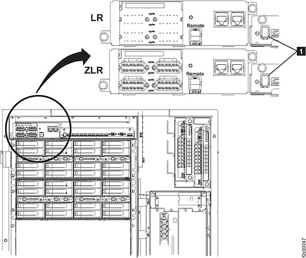 Service power switch (white, rocker)