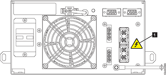 Safety label on a battery module