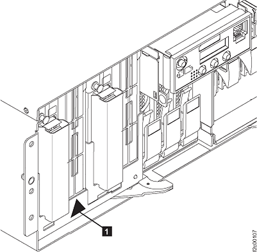 Safety label on a CEC drawer