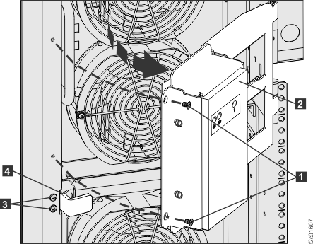 Rack operator panel LED assembly