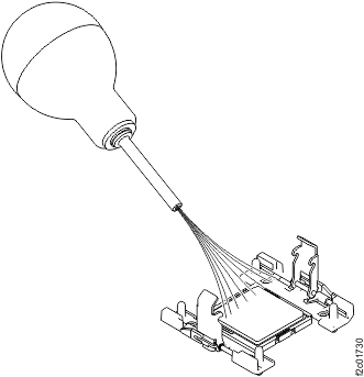 Dusting the processor area