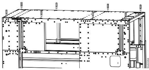 Securing the top panel