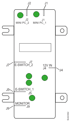 Power junction assembly (PJA) locations (models 984, 985, 986, 988)