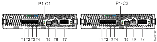 Flash PCIe cable connector - Microbay adapter card end (C1-T7 / C2-T7)