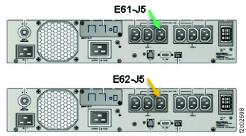 Location, UPS (rear)