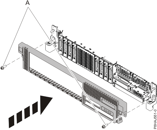 Installing the front cover