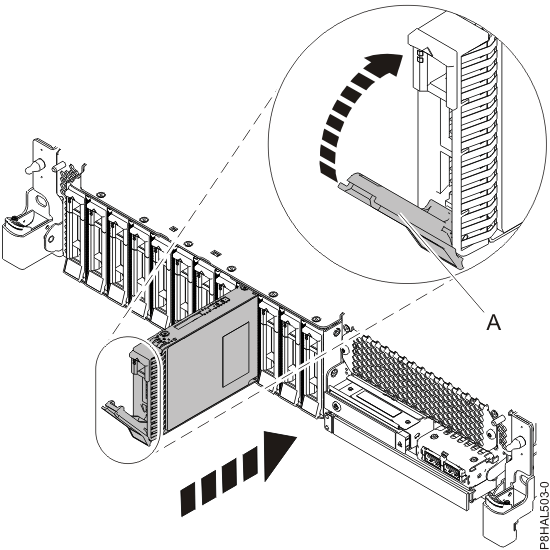 Replacing a disk drive